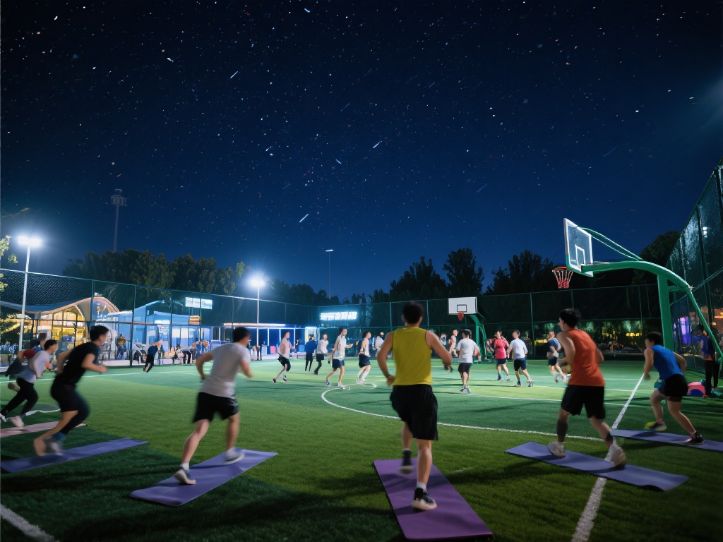 想象一下，在璀璨星空下挥洒汗水，与朋友一起挑战极限